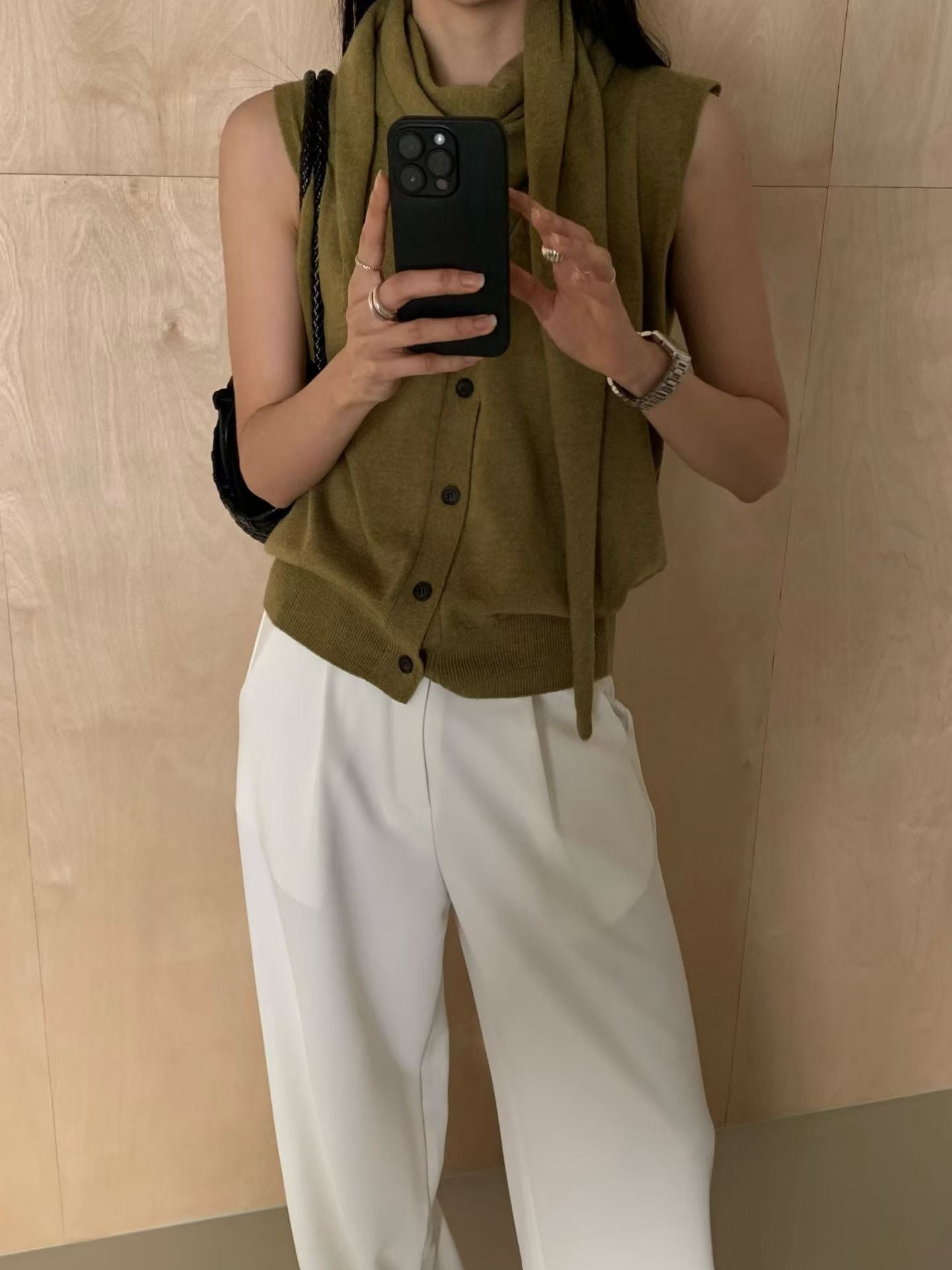 Button Knit Vest