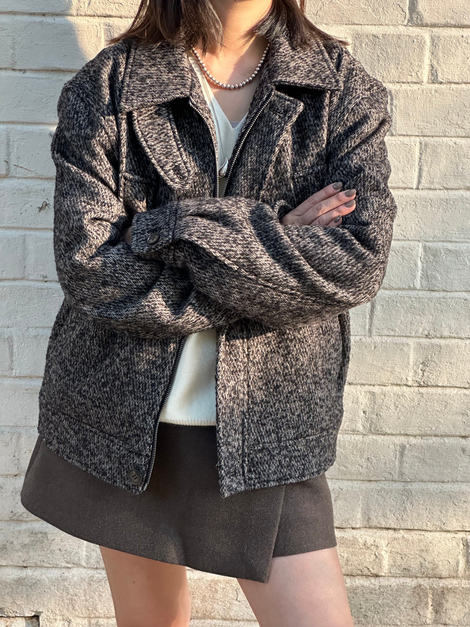 Boylish Marble Grey Wool Coat (15-18Jan $698, 之後批發價$798）