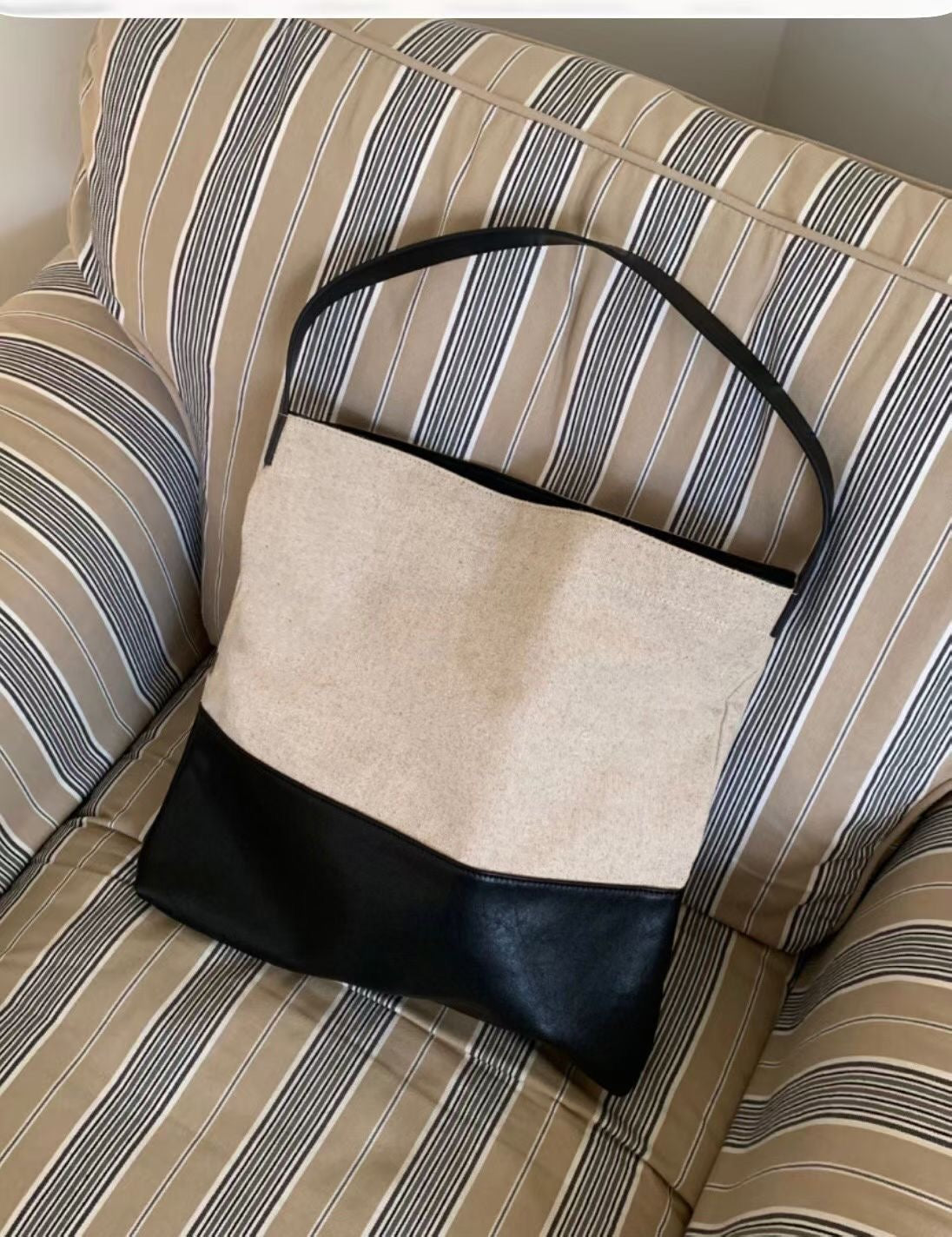 Classy Daily Leather Canvas Bag (18-20Jul 超抵價$798, 之後批發價$868)
