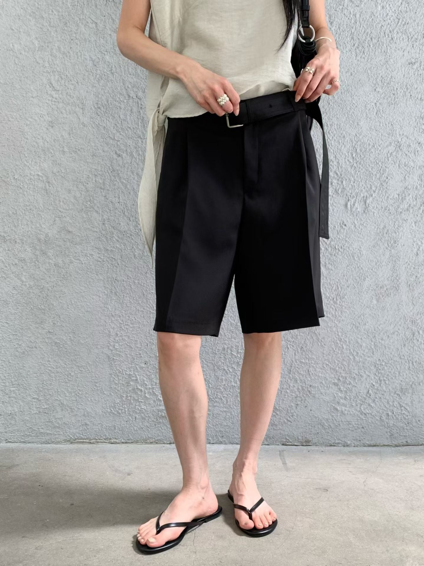 Must Buy Quality Belt Summer Shorts