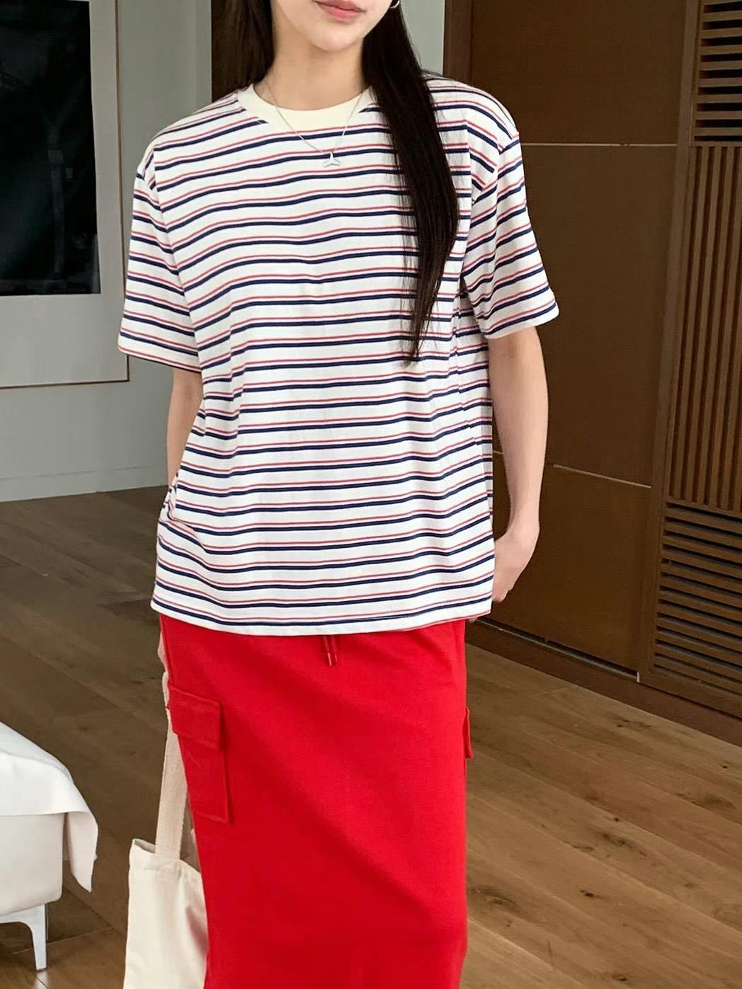 Colour Stripe Tee (加購$168）