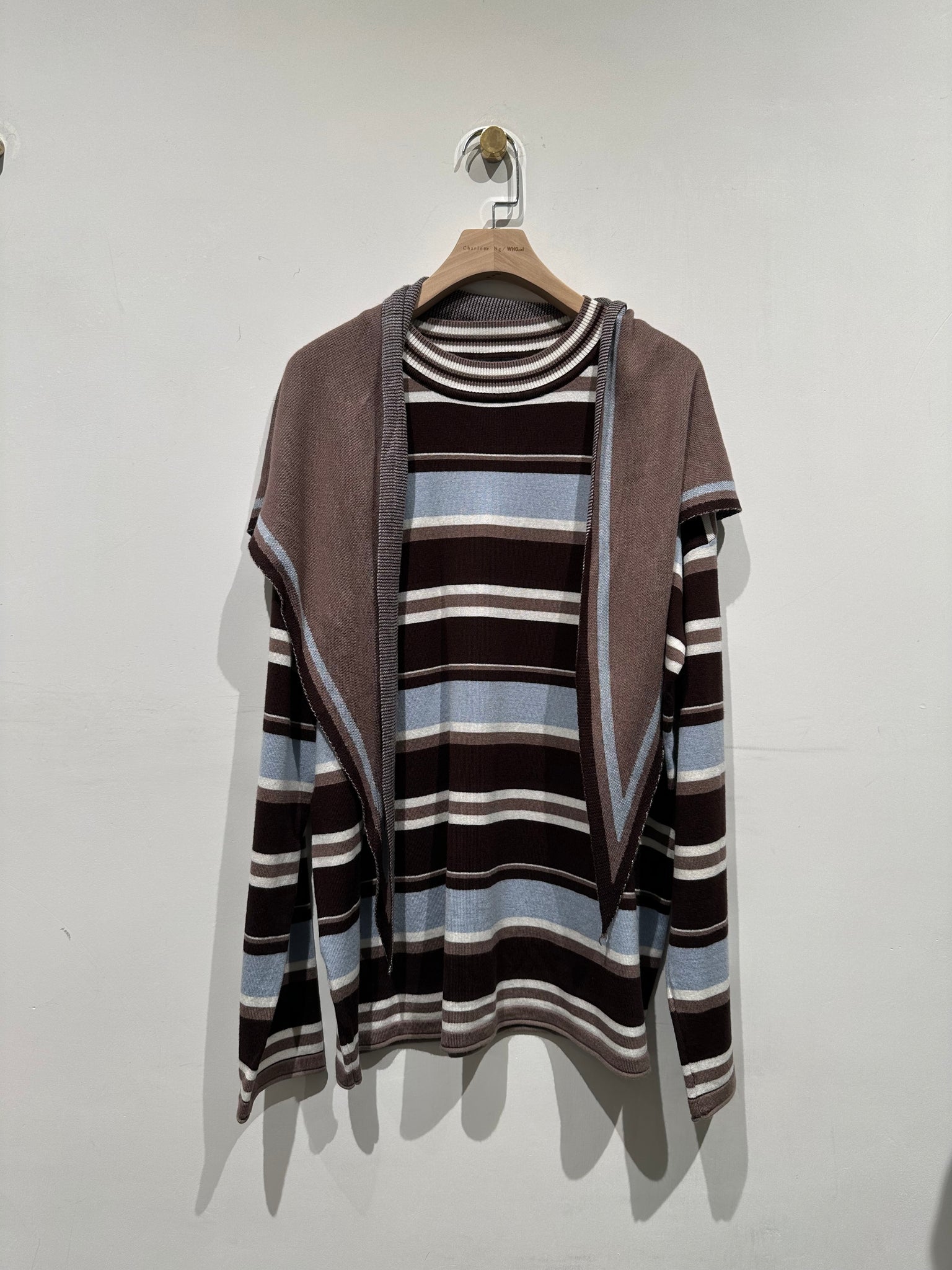 Nice Colours Matching Knit Top