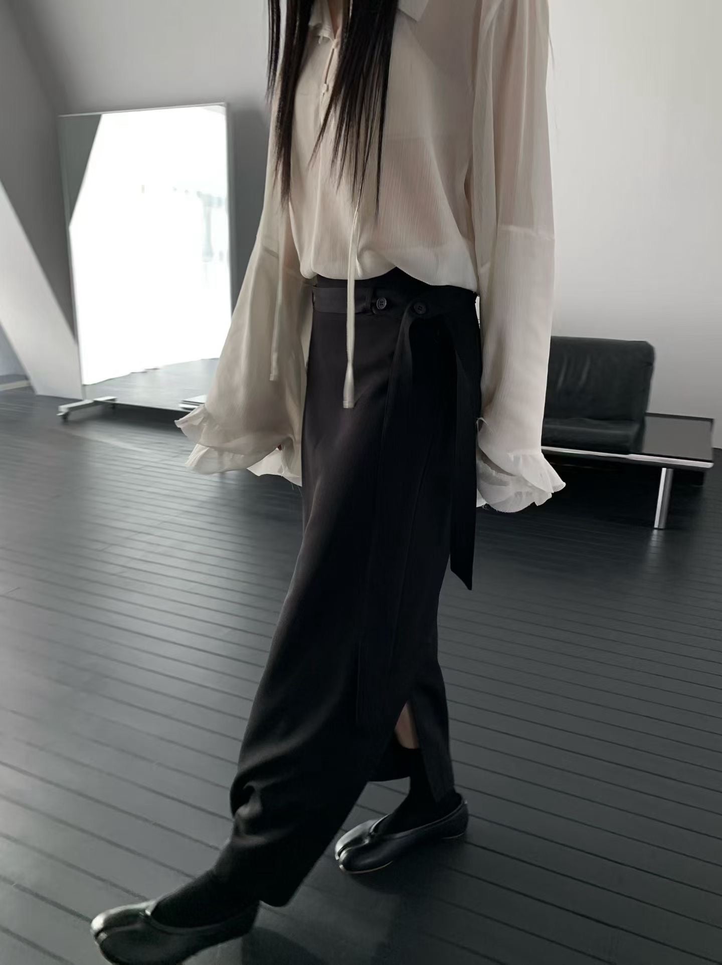 Stylish Button Skirt