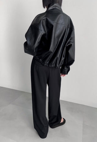 Modern Faux Leather Jacket (10-12Sep超抵價$598, 之後批發價$698)