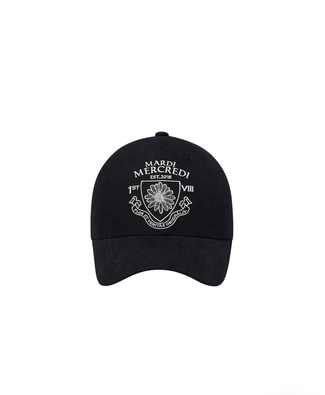 CAP ALUMNI EMBLEM BLACK IVORY