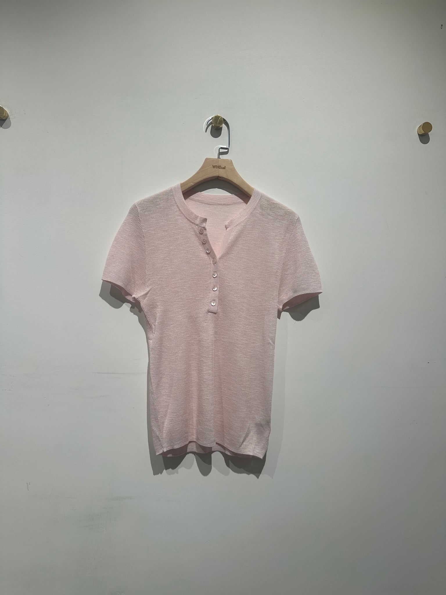 Summer Button Knit Top
