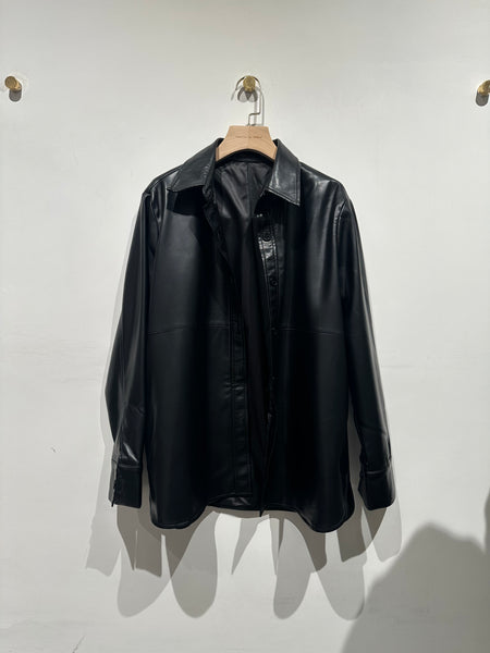 Essential Faux Leather Shirt (15-18Jan $498, 之後批發價$598）