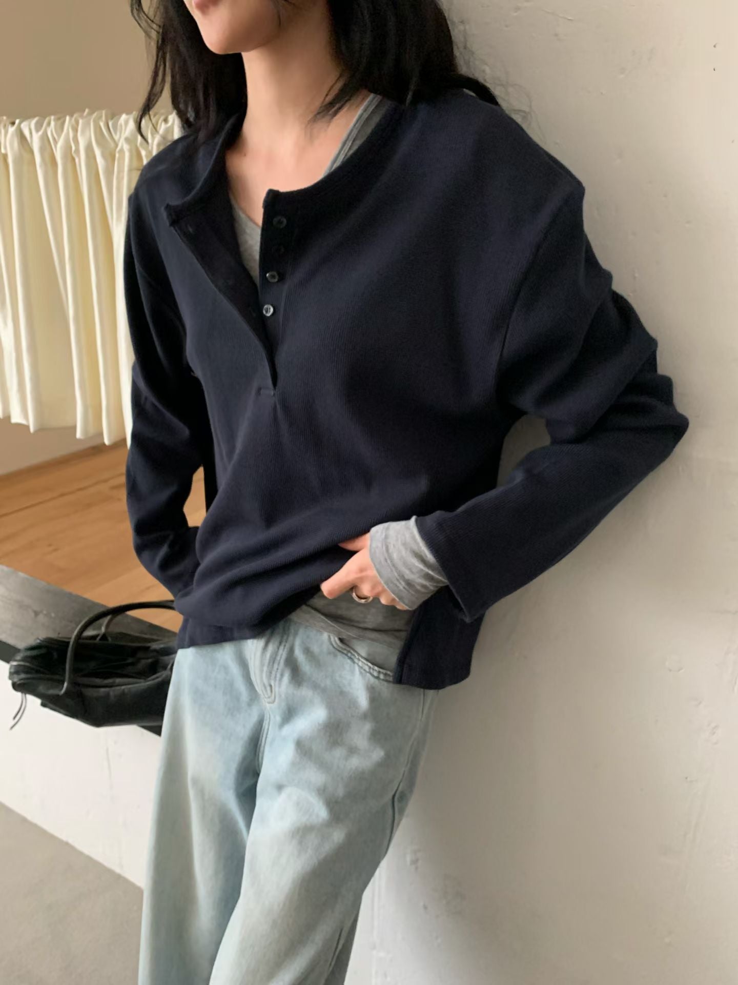 Essential Oversize Waffle Tee  (8-10Oct超抵價$328, 之後批發價$368)