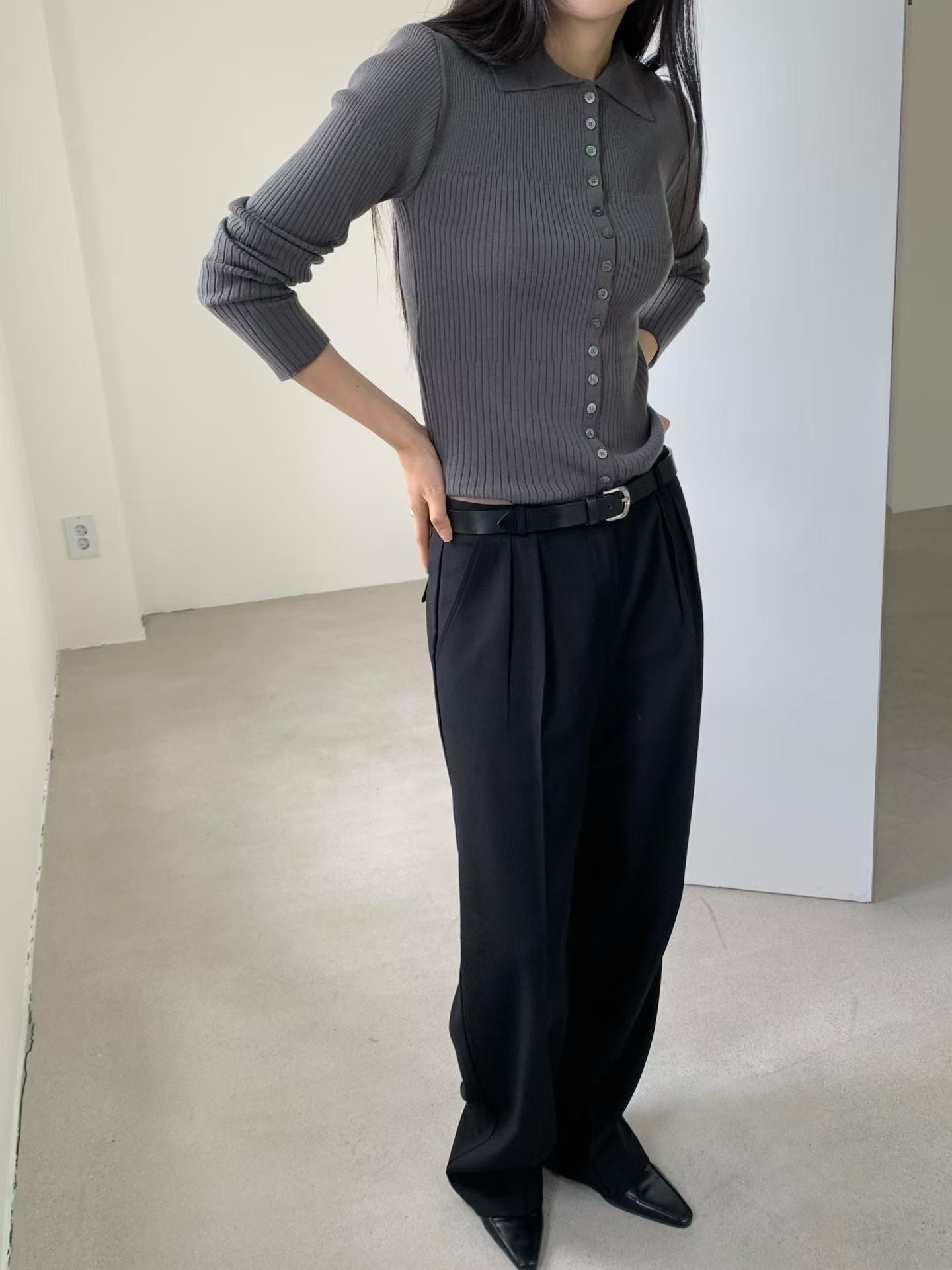 Asymmetric Back Pocket Tailor Pants (9-11Sep超抵價$468, 之後批發價$498)
