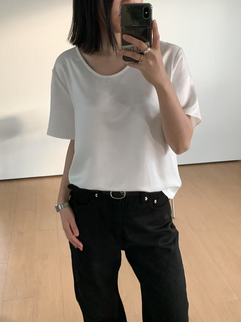 Delicate Causal Satin Top