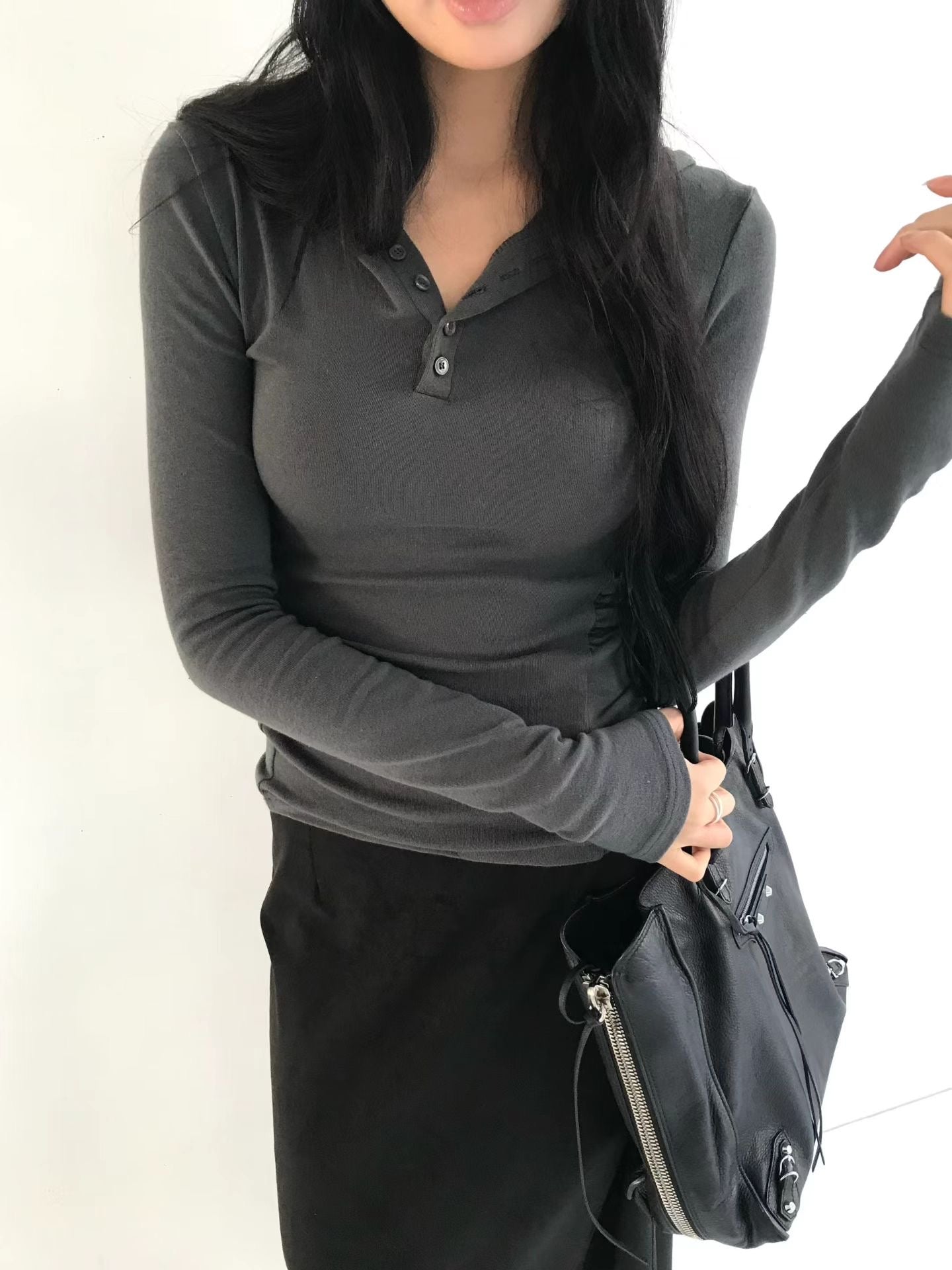 Slim Fit Button Hoodies (11-13Dec $298, 之後批發價$328）