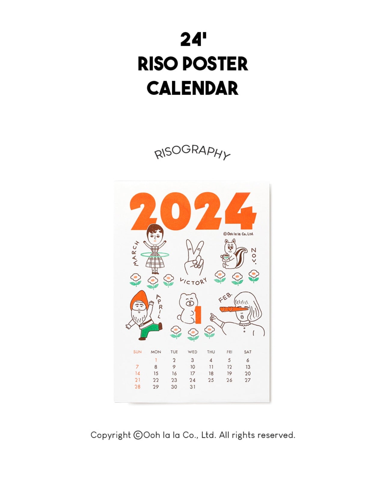 2024 Riso Poter Calendar