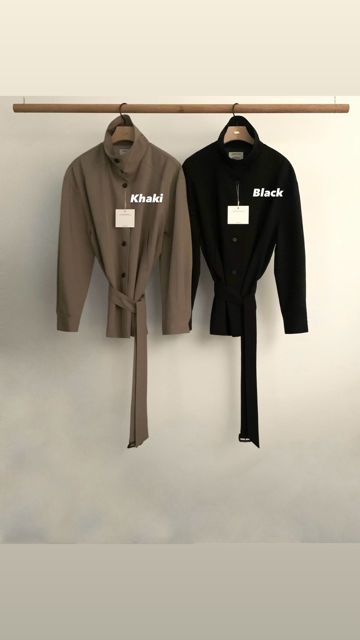 Deluxe High Neck Button Mid Trench Coat (9-11Sep超抵價$1188, 之後批發價$1288)