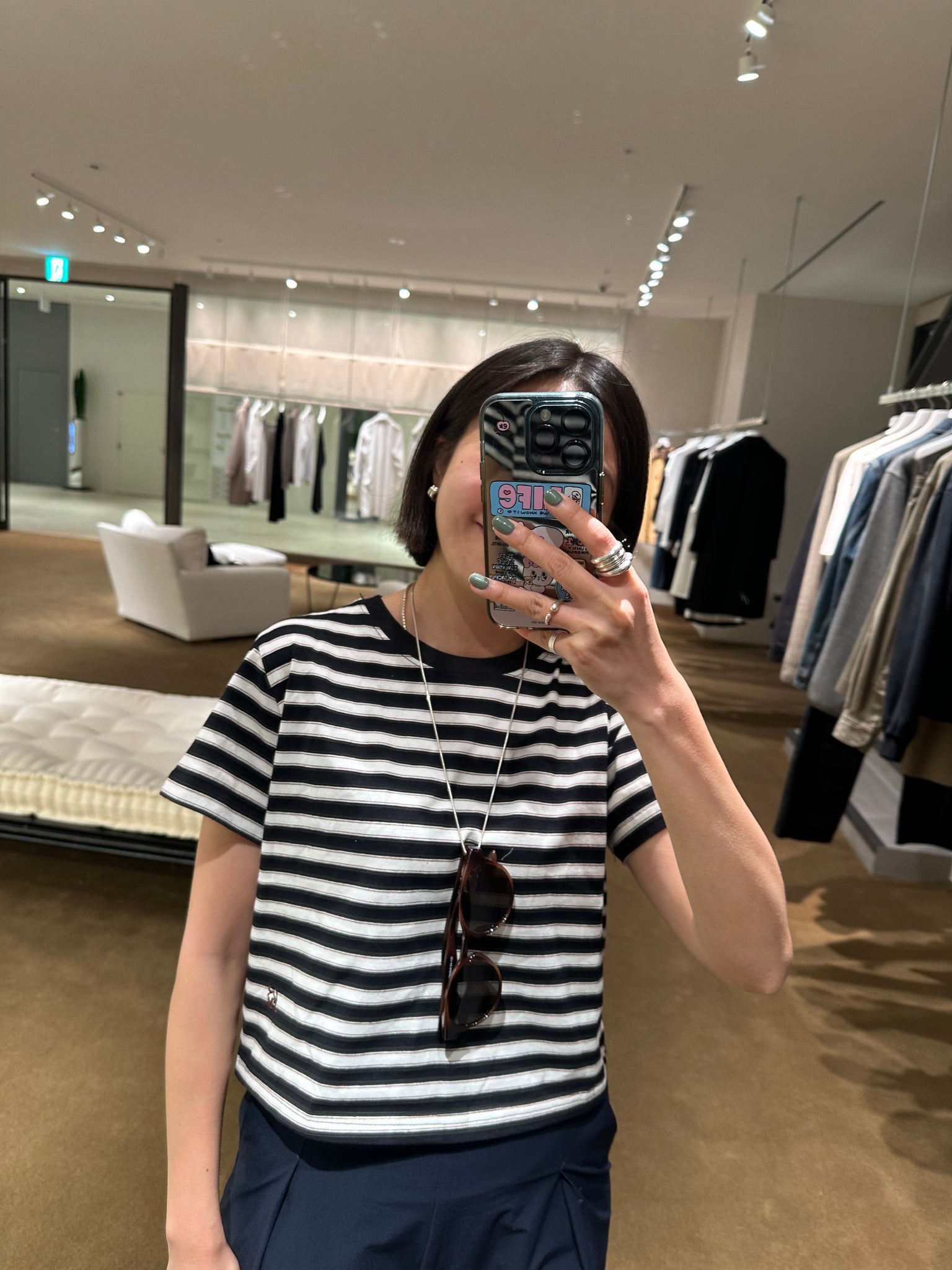 LYSM Cropped Stripe Tee (31Jul-2Aug 超抵價$268, 之後批發價$298)