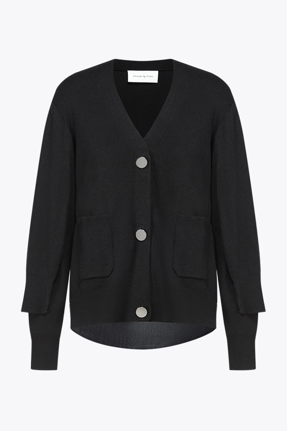 Double Sleeves Cardigan Black