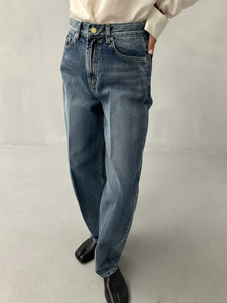 Nice Washed Barrel Jeans