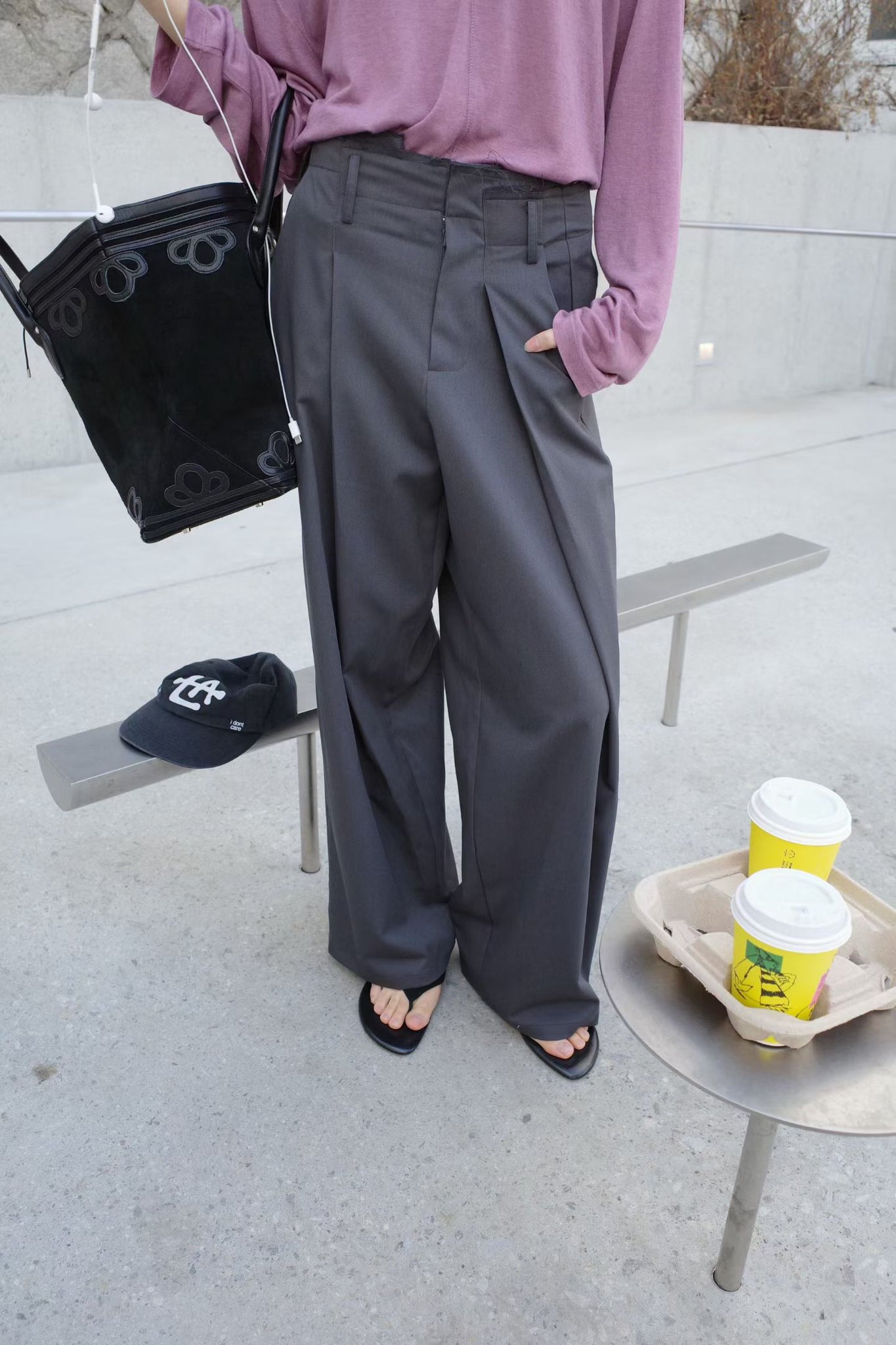 Designer Twisted Seam Tailor Pants