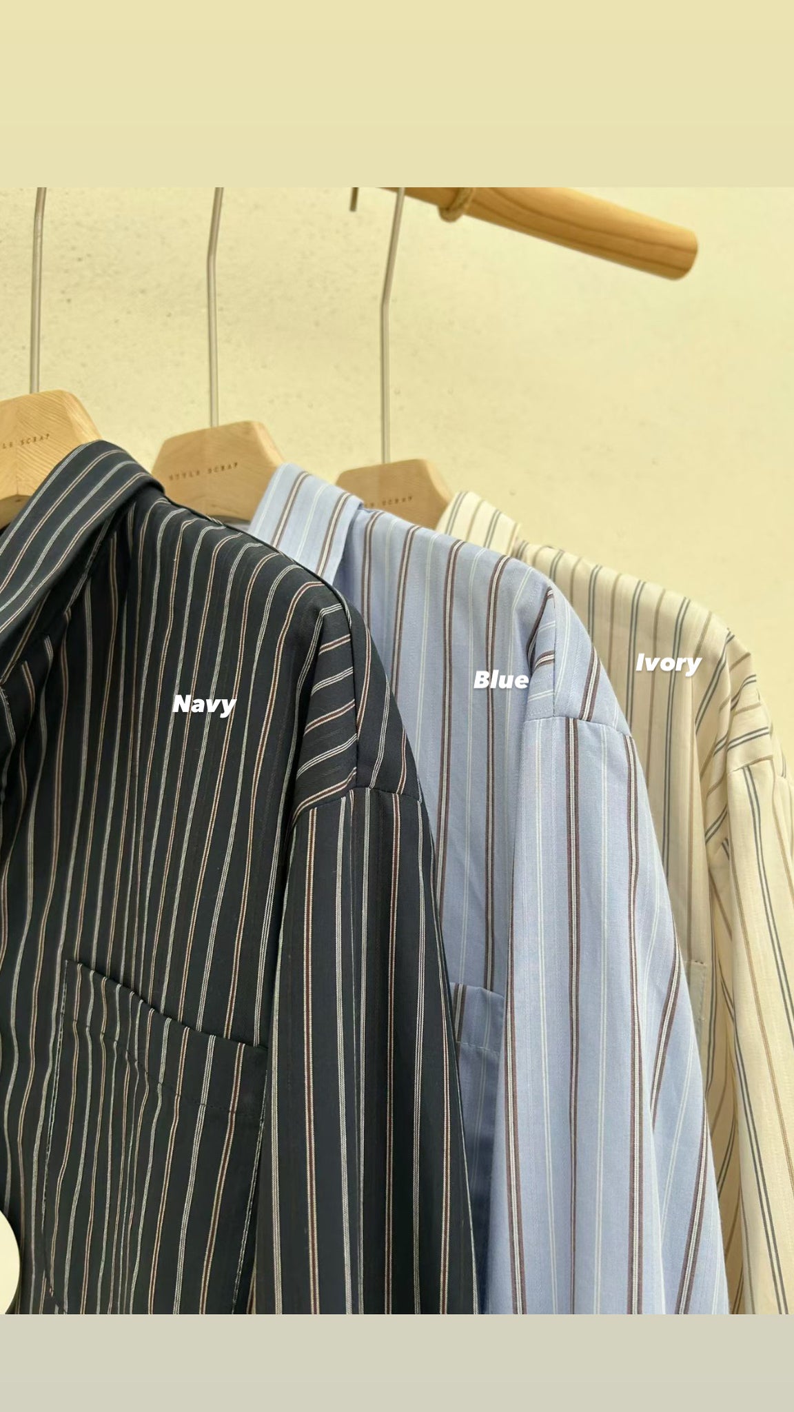Autumn Embossed Stripe Shirt