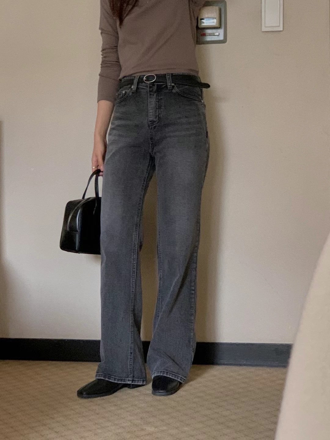 Nice Washed Flare Jeans