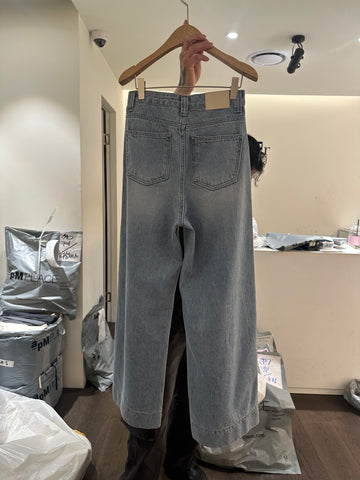 Premium Light Colour Wide Leg Jeans