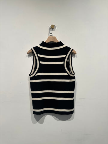Premium Polo Stripe Knit Vest  (16-18Apr $368, 之後批發價$398）