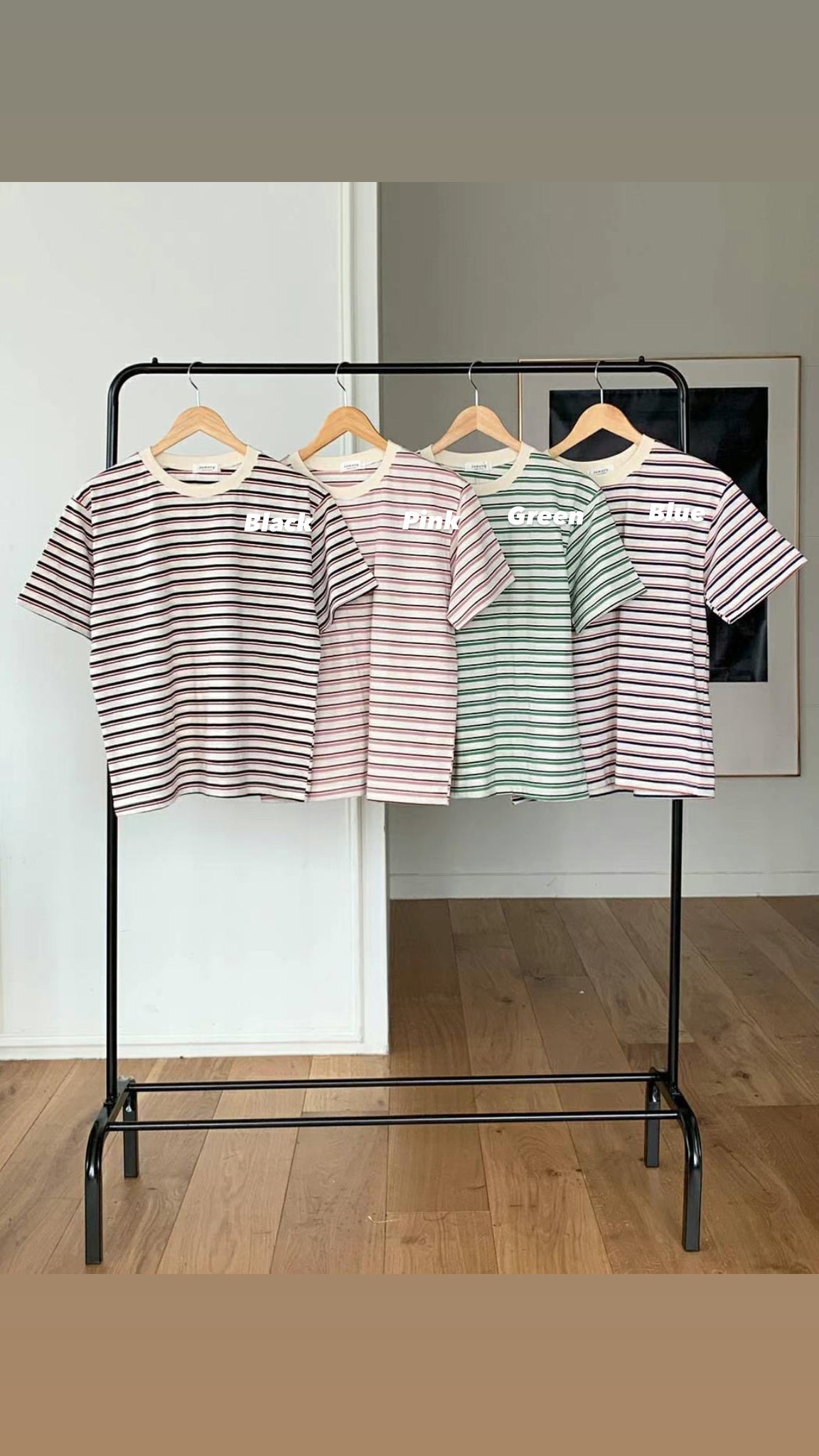 Colour Stripe Tee (加購$168）