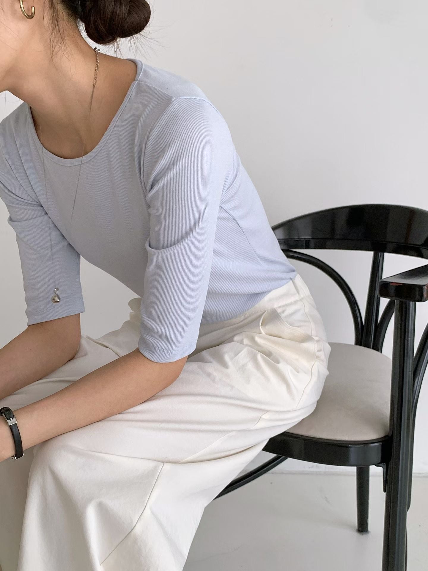 Super Nice Collar & Sleeve Tee (加購$168)