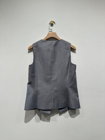 Stripe Tailor Vest Grey  (28-30May 超抵價$398, 之後批發價$448)