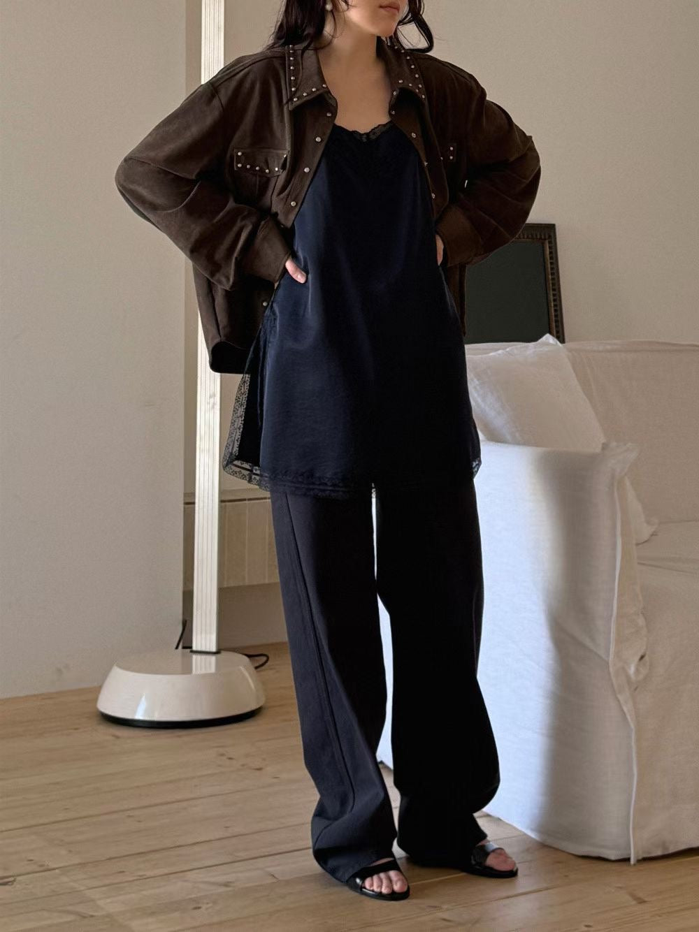 Must Buy Stud Suede Jacket