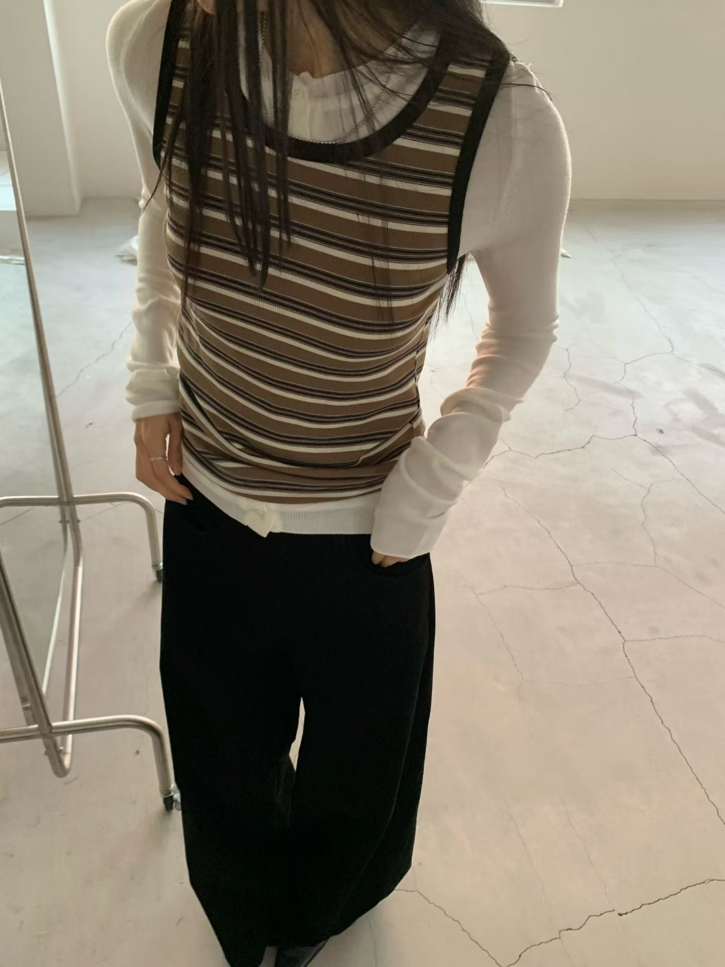 Super Like Stripe Vest (10-12Dec $228, 之後批發價$248）
