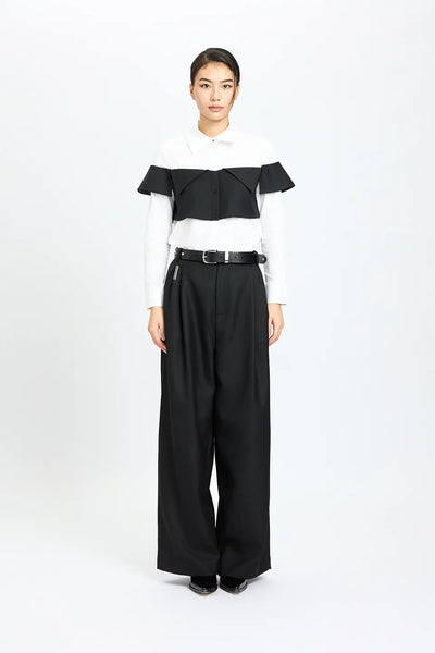 Timeless Pleated Wool Pants