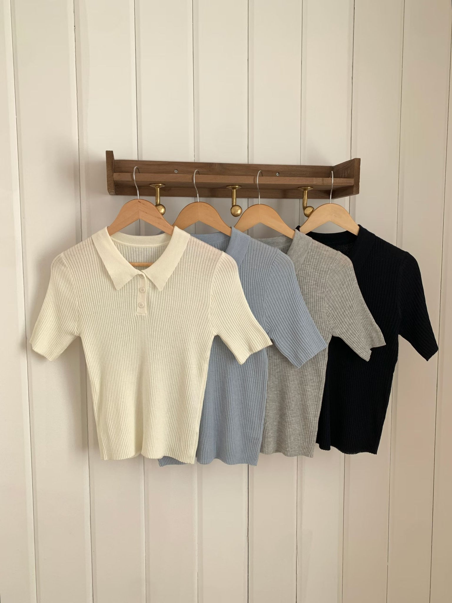 New Season Polo Knit Top