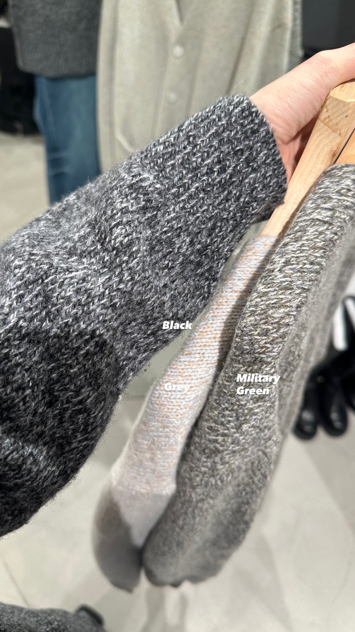 Marino Woo Mixed Colour Cardigan