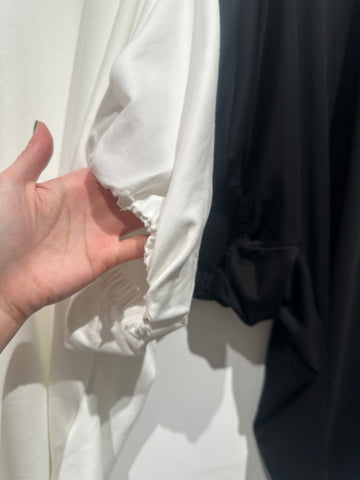 Elastic Band Sleeve Top
