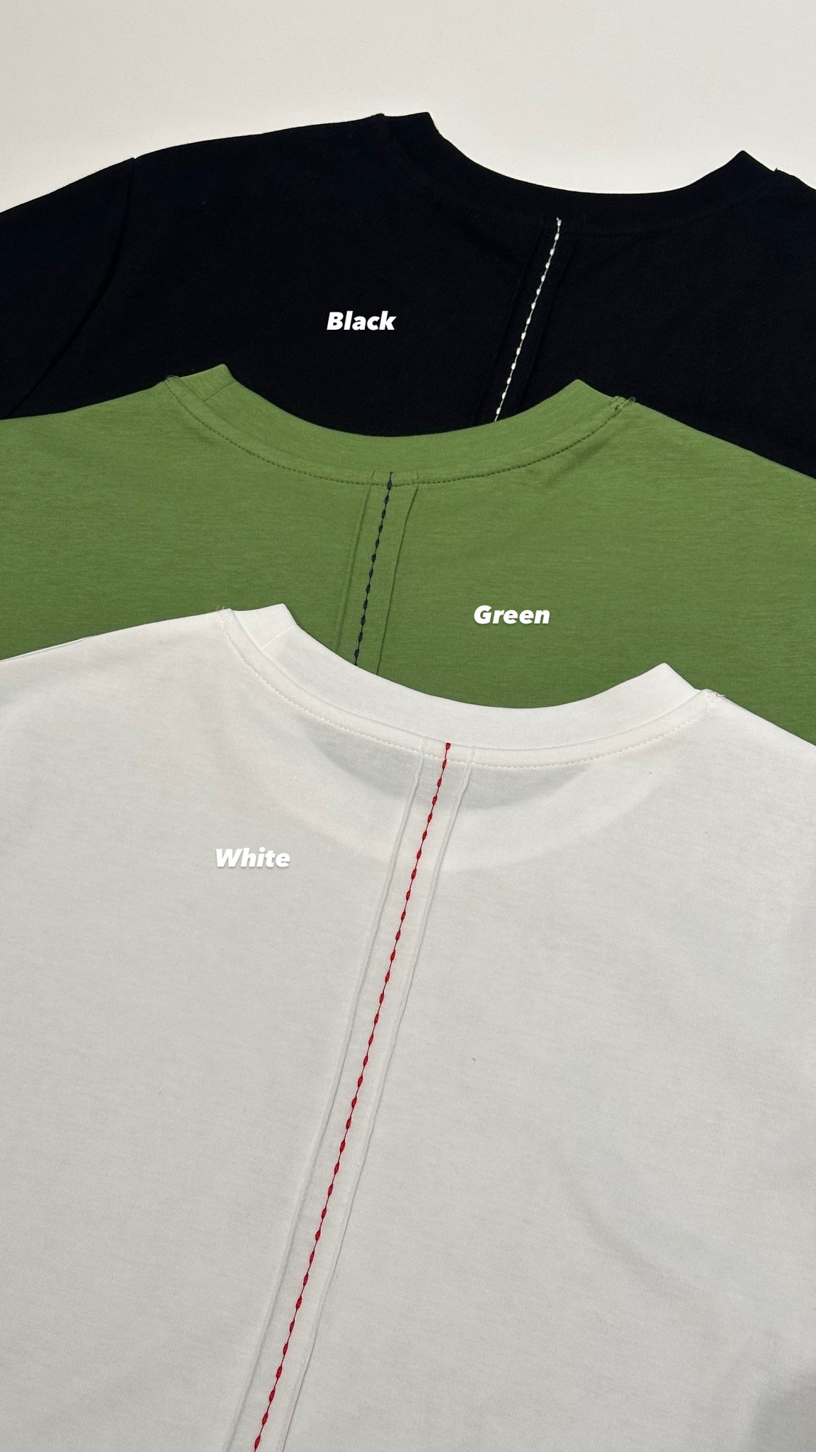 Back Stitch Boxy Tee  (16-18Apr $248, 之後批發價$268）