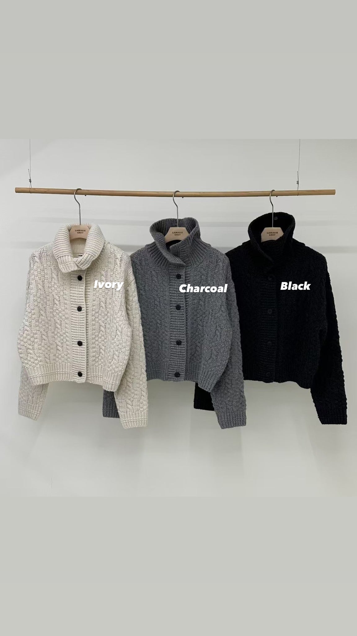 Unique Cable Knit Cardigan