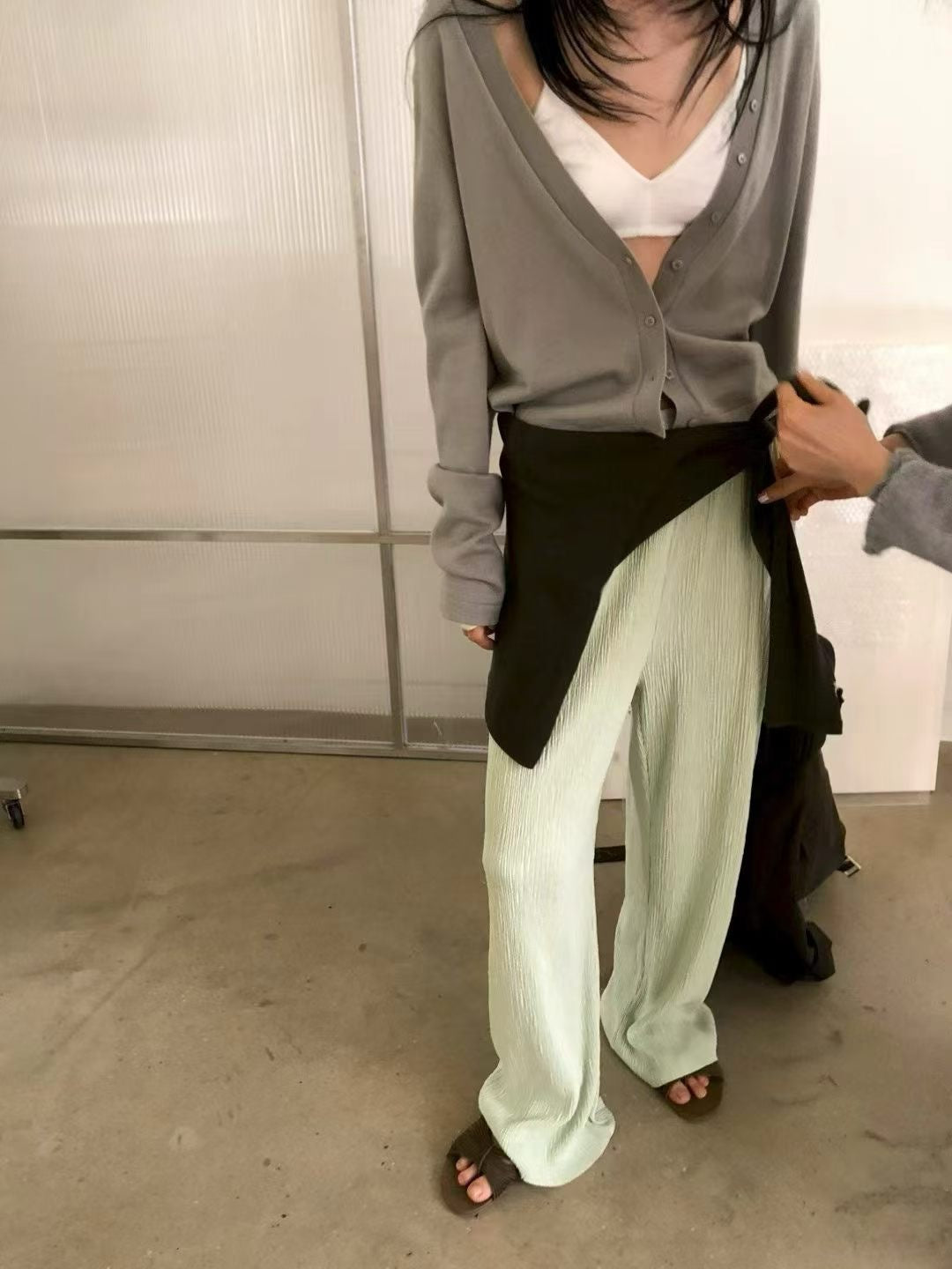 Season Must Buy Ribbed Cooling Pants (30Apr-2May $428, 之後批發價$468）