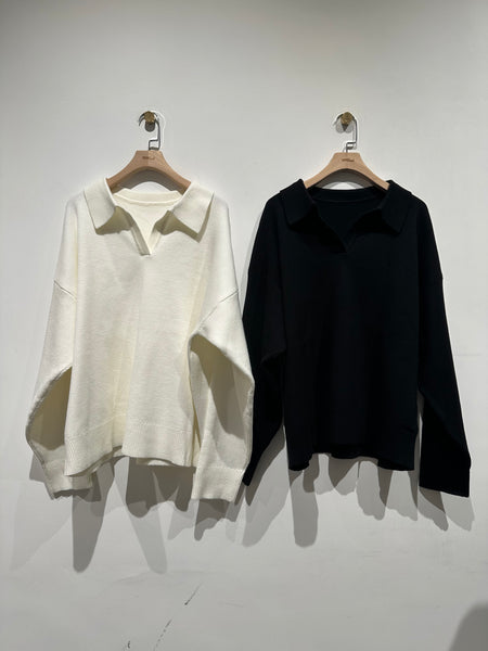 Quality Open Collar Oversize Pullover (5-8Nov $298, 之後批發價$468）