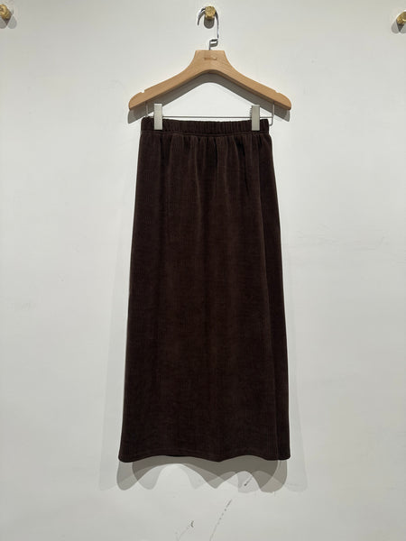 Corduroy Ribbed Pensil Skirt  (加購$198)