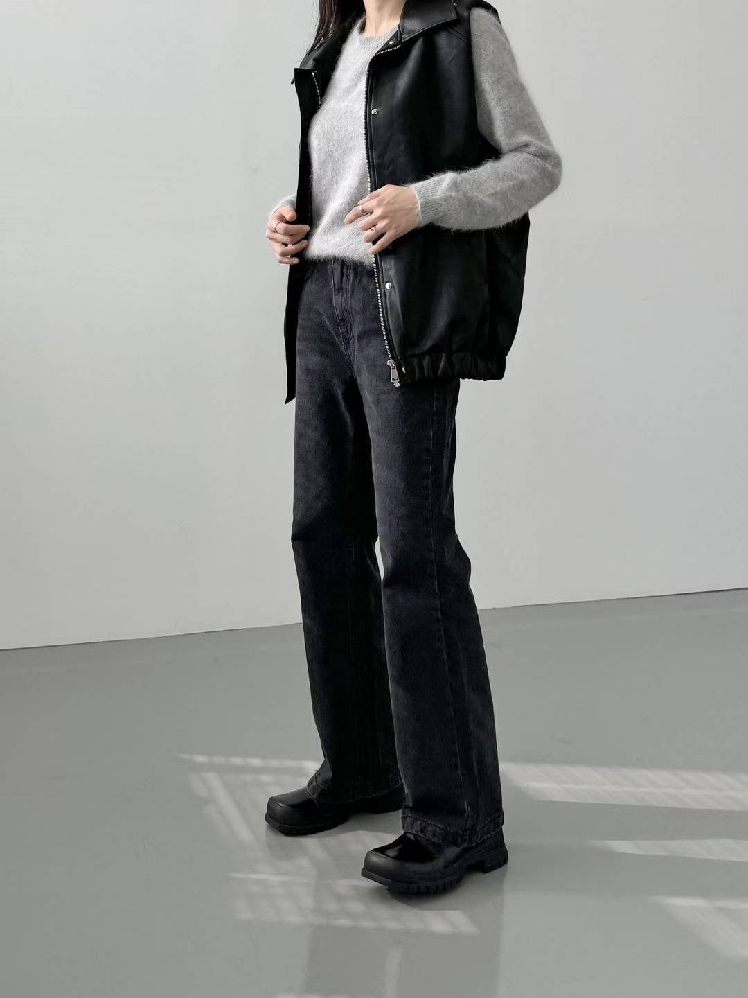 Daily Washed Flare Jeans