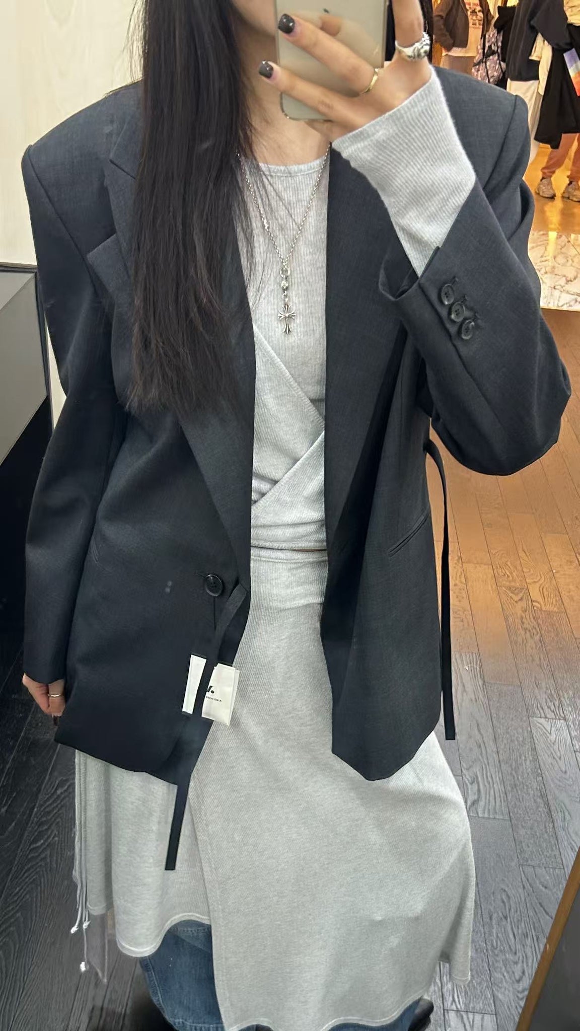 AHM Double Collar Blazer