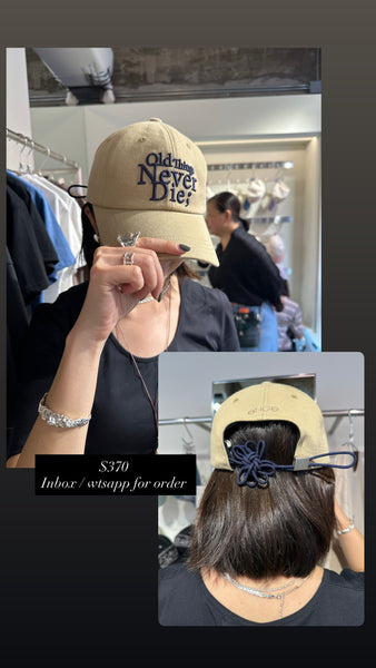 Ongo Old Thing Never Die Cap Beige