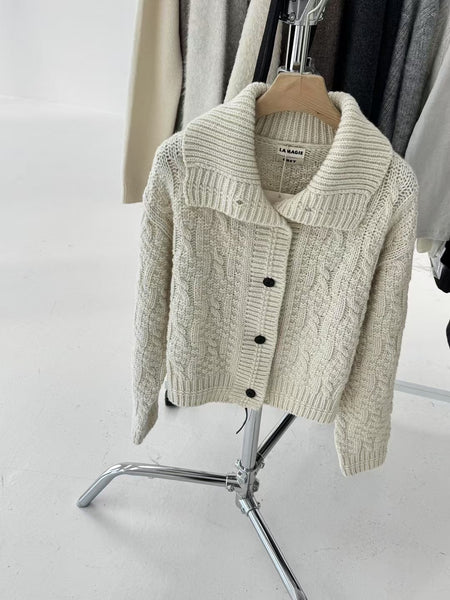 Unique Cable Knit Cardigan