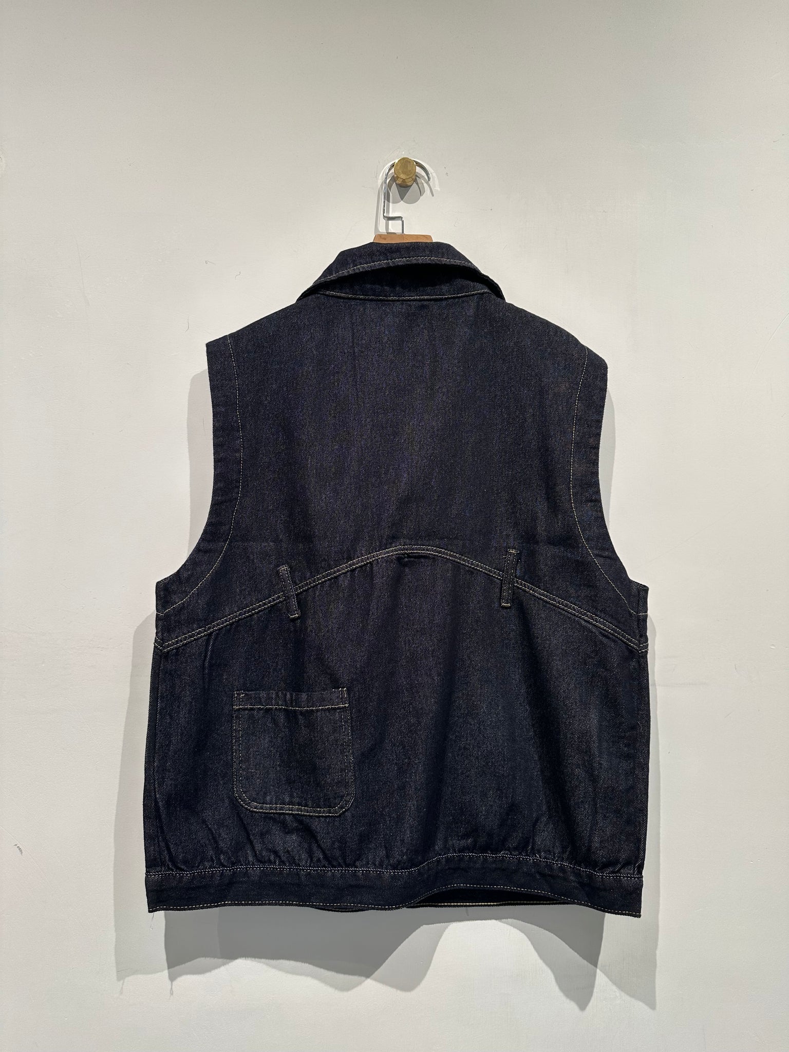 Unwashed Denim Vest