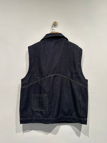 Unwashed Denim Vest