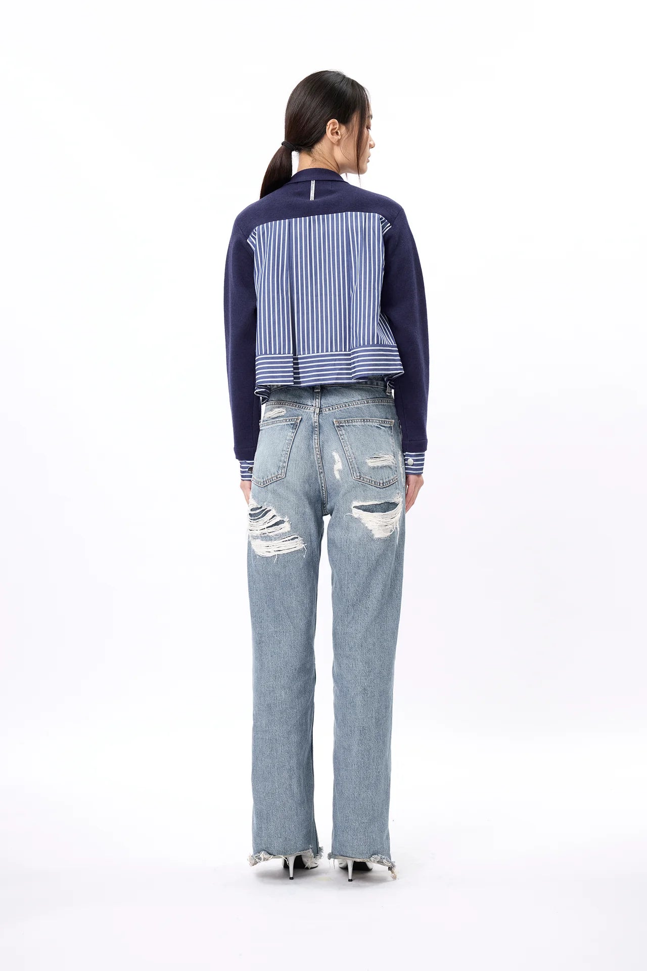 Self-Tie Flare Cardigan