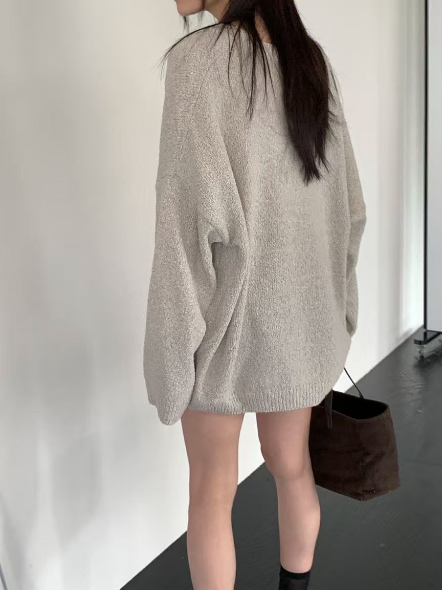 Oversize Texture Knit Top