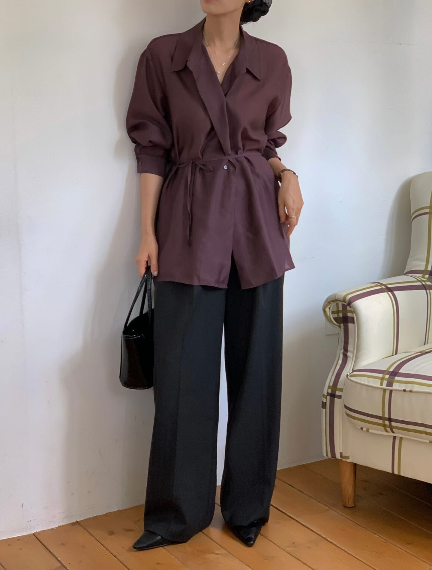 Shirring Tie Shirt (10-12Sep超抵價$498, 之後批發價$568)