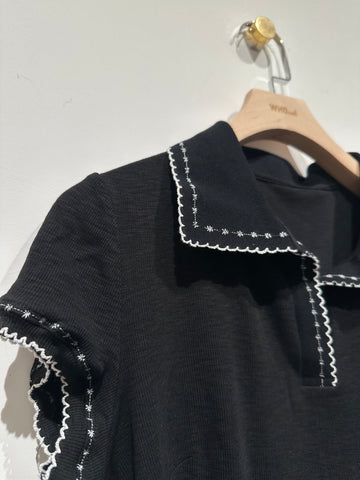 Embroidered Hem Polo Top (30Apr-2May $268, 之後批發價$348）