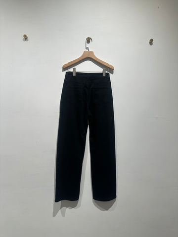 Summer Black Stretching Straight Cut Jeans